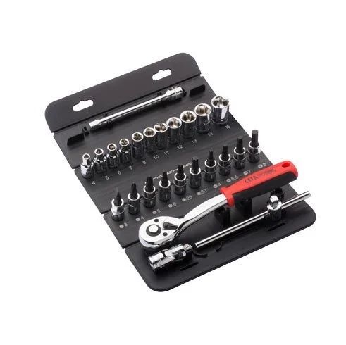 25 Parça 1/4'' 6 Köşe Lokma Takımı (Pratik Çanta)