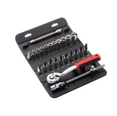 25 Parça 1/4'' 6 Köşe Lokma Takımı (Pratik Çanta)