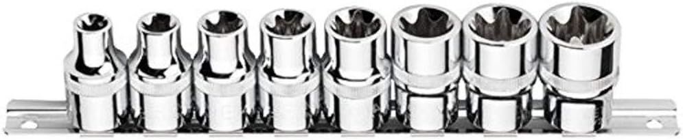 8 Parça 1/2'' Dış TORX Lokma Anahtar Takımı