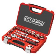 18 Parça 1/2'' 6 Köşe Lokma Takımı